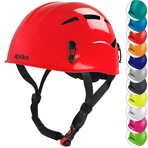 ALPIDEX Casque d'escalade Universel pour Femme et Homme Casque Alpinisme en Beaucoup Couleurs