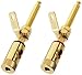 Price comparison product image Monacor Zubehör HiFi-Geräte – WIRE CONNECTORS (Gold)