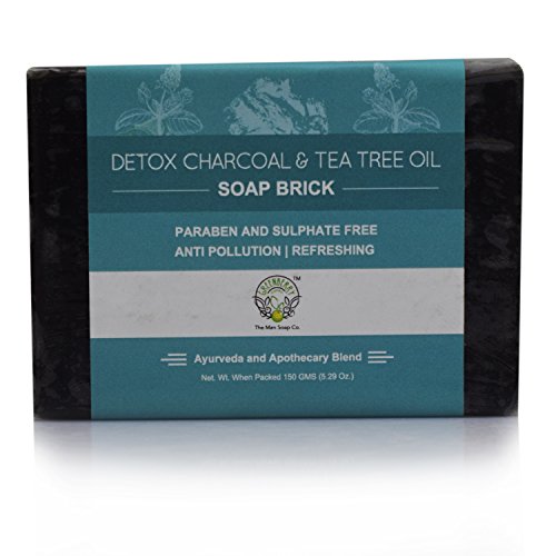 Greenberry Organics Detox Charcoal & Tea Tree Oil Soap Brick | Paraben & Sulphate Free (150 GMS) RS.200 (32.00% Off) - Amazon Greenberry Organics Detox Charcoal & Tea Tree Oil Soap Brick | Paraben & Sulphate Free (150 GMS) RS.200 (32.00% Off) - Amazon