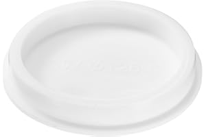 sourcing map 1Pcs Silicone Hole Plug, Waterproof Round Rubber Stoppers Bottle Seal Plugs Tube Pipe End Caps for 125mm/4.92" Hole for Bathtub Bottle, White