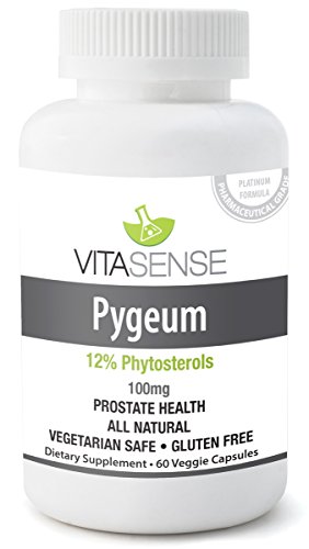 VitaSense Pygeum 100mg (12% Phytostérols) - Santé De La Prostate - 60 Gélules