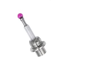 SUXING Pulsador, rosca M3, pulsador para bola de goma Haimer, diámetro 4 mm, mango de cerámica, longitud 25 mm