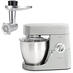 Kenwood kmm770gl + AT950 chef premier Machina de cuisine et hachoir, Silver