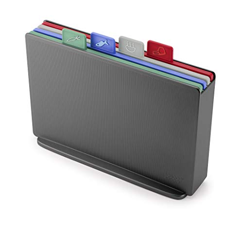 Joseph Joseph Index - Juego de tablas de cortar, Coast/Graphite, normal