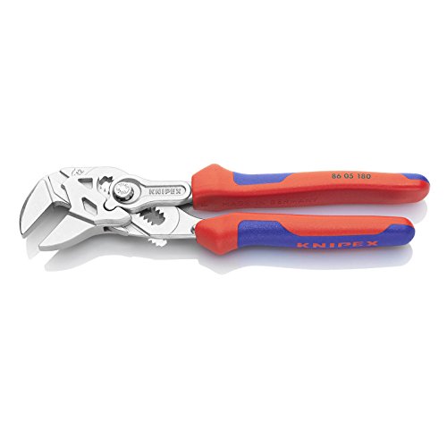 Knipex 86 05 180 Zangenschlüssel, Griffe mit Mehrkomponenten-Hülle, 180 mm - 2