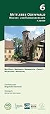 Image de Mittlerer Odenwald 1:20.000: Wander- und Radwanderkarte. Mit Bad König, Brensbach, Brombachtal, Erbach, Michelstadt und Mossautal