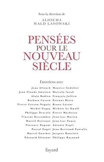 jaquette livre PENSEES POUR LE NOUVEAU SIECLE