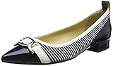  Geox Damen D CHARYSSA A Geschlossene Ballerinas, Blau (Navy/White), 36 EU