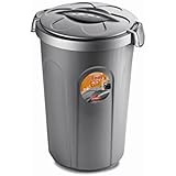 XL Tierfuttertonne, Futtertonne aus lebensmittelechtem Kunststoff (PP) mit Fassungsvermögen von ca. 46 Liter. Formschön, in G