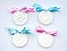 BabyRice Unisex Baby Toddler Soft White Clay Dough for Hand prints & Footprints Imprints - in a Pretty Organza bag & Ribbon
