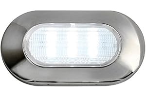 OSCULATI Luce di cortesia Ovale 6 LED Bianchi