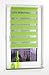 Produktbild Liedeco® DUO Rollo Klemmfix - 90 x 160 cm apple green (grün) (Breite x Höhe) / transparent lichtdurchlässig blickdicht und stufenlos verstellbar / leichte Innen-Montage ohne Bohren mit Klemmträger / 123 montiert / Doppelrollo farbig zum Klemmen fürs Fenster in vielen Farben und Größen