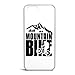 Produktbild Smartcover Case Mountain Bike black z.B. für Iphone 5 / 5S, Iphone 6 / 6S, Samsung S6 und S6 EDGE mit griffigem Gummirand und coolem Print, Smartphone Hülle:Iphone 5 / 5S weiss