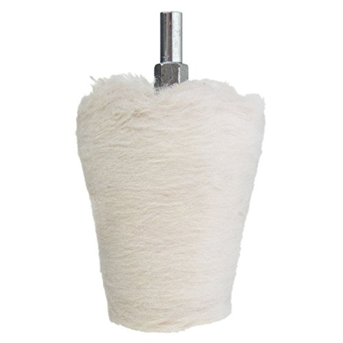 Yongse 50mm Kegel Buff Polieren Schwabbelscheibe Flanell Polierscheibe Schleifwerkzeug - 6