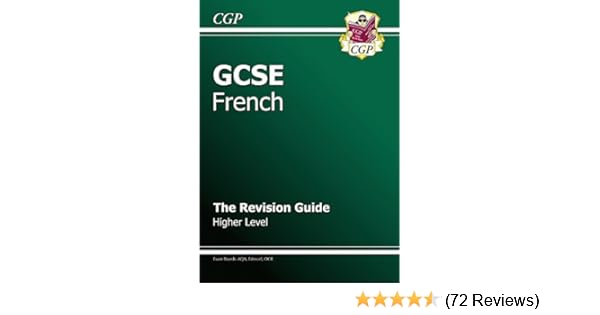 Gcse French Revision Guide Higher A G Course Amazonco - 