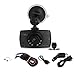 Produktbild Pudincoco Full HD 1080 P 2,7 Zoll LCD Doppellinse Auto Dash Kamera G30 Video DVR Cam Recorder Mit Nachtsicht G-Sensor Dash Cam (schwarz)