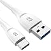 Produktbild Syncwire USB C Ladekabel 1M - USB Typ C auf USB 3.0 Kabel Schnellladekabel für Samsung Galaxy S9/S8/S8Plus/Note8/Note9, LG G5 G6 V30, Huawei P9/P10/P20/Mate9, Sony Xperia XZ, HTC 10/U11- Weiß