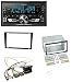 Produktbild Kenwood DPX-M3100BT 2DIN AUX MP3 Bluetooth USB Autoradio für Opel Corsa C Signum Vectra B ab 2005 Charcoal