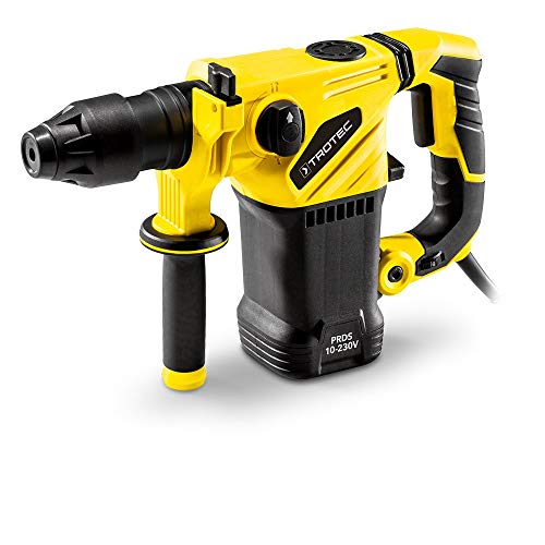 Trotec 4.415.000.101 Martillo Perforador y Cincelador, 1500 W, 230 V, Amarillo/Negro