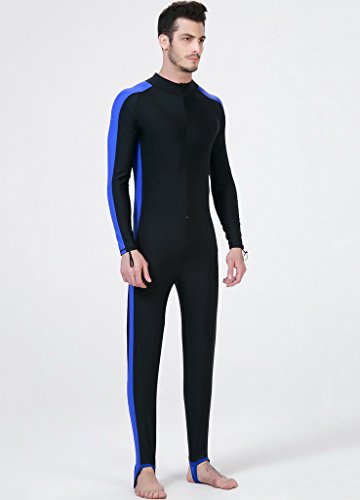 Herren Damen UV-Anzug UPF>50 Schutz swetsuit Schwimmanzug Schnorchelanzug Overall Watersport - 4