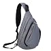 Produktbild Umhängetasche Männer, Brusttasche für Herren, Polyester Crossbody,für Sport, Fitnessraum, Reise, Wandern, Camping Crossbody Tasche Wasserdicht Polyester(Grau)