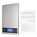 Produktbild Edelstahl Küchenwaage für Lebensmittel Digital Cooking Multifunction Weight Scale mit LCD-Display