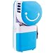 Produktbild Mini Portable Handheld Bladeless kühl-Ventilator Klimaanlage Wasserkühlung Tisch Schreibtisch Desktop elektrische Lüfter wiederaufladbare USB Batteriebetrieb für Home-Office Studenten Outdoor Camping Wandern Reisen blau