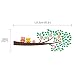 Decowall, DW-1410, Large Branch & Owls peel & stick Nursery wall decals stickers
