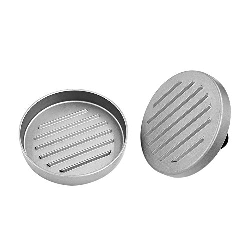 Rightwell Profi Aluminum Beschichet Runden Hamburgerpresse 11cm-Antihaft Burger Presse - 6