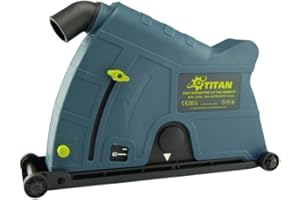 TITAN Copertura di aspirazione per smerigliatrice angolare, 230 mm