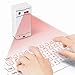 Produktbild Bright Love Bluetooth-Infrarot-Tastatur Drahtlose Projektion Tragbares iPhone Android Smartphone Ipad Tablet Notebook (Schwarz, Weiß) Zwei Farben Zur Auswahl,White