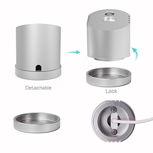 MoKo Apple Bleistift Charging Dock, Tragbare Desktop Charging Station Stand Charger Ladegerät Dock für Apple iPad Bleistift Pro Bleistift Apple Pencil mit USB-Ladekabel, Silber - 6