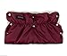 DARK MAROON WINTER WARMER PRAM PUSHCHAIR STROLLER HAND MUFF FINGERLESS GLOVES