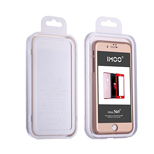 Dreamer-Z Funda de m  vil Iphone7 360 grados paquete s  lido con un agujero para Iphone 7 Oro