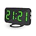 Produktbild Teepao Digital-Wecker, LED-Zahl-Uhr mit Großem 6,5" Easy-Read-Spiegel-Display, Snooze/Dual Time (12/24) -Modus/3 Levels Helligkeitsfunktion und Dual USB Charger Ports