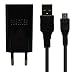Produktbild Genuine Alcatel Schwarz 2 Stift EU Netz 1 ist Ampere USB Stecker Hafen Ladegerät Aufrechtzuerhalten Mikro USB Kabel Für Alcatel Shine Lite , Lume, Pixi Theatre, Pixi Unite & Pixi 4 Power Plus in Bulk