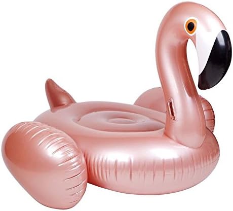 MobileFDL Giant Inflatable Flamingo Pool Float, Rose Gold Flamingo Environmental Protection Material Suitable for Adults and Children Play in the Pool