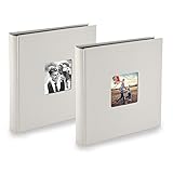 DOPPELTE GRÖßE: Dank des extra großen XXL Fotobuch Formats (30x30cm) bringst du pro Album 400 Lieblingsbilder auf je 100 Seiten unter. - d.h. ganze 800 Bilder in 2 Alben.