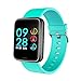 Produktbild Mygsn Watch Fitness-Tracker-Uhr, wasserdichter Aktivitäts-Tracker - Mit Herzfrequenz-Blutdruckmessgerät - Wearable Smart-Armband-Pedometer-Uhr Damenkinder für Kinder Watch (Farbe : Grün)