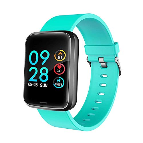 Preisvergleich Produktbild Mygsn Watch Fitness-Tracker-Uhr, wasserdichter Aktivitäts-Tracker - Mit Herzfrequenz-Blutdruckmessgerät - Wearable Smart-Armband-Pedometer-Uhr Damenkinder für Kinder Watch (Farbe : Grün)