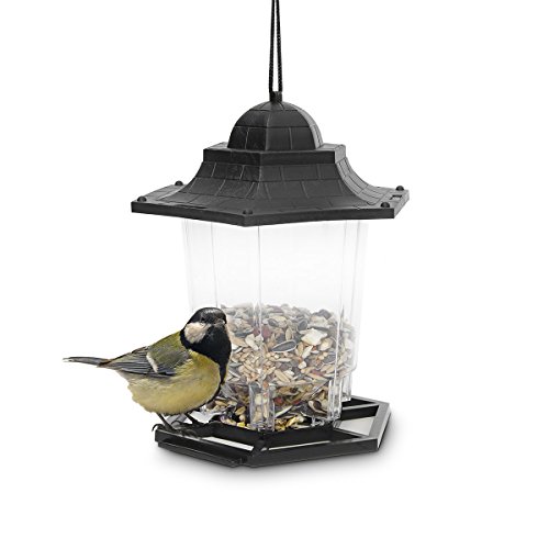 Vogel Futterstation Futterstelle 18 cm Vogelfutterhaus Futterspender Rastplatz Vogelhaus