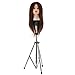 Neverland Newest Adjustable Tripod Stand Holder Hairdressing Training Head Mold Mannequin Holder Salon Hair Clamp