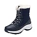 Produktbild Damenschuhe, Winterstiefel Mittlerer Absatz Sneakers Outdoor Stiefel Oliviavan Weihnachten Stil Schlupfstiefel Übergrößen