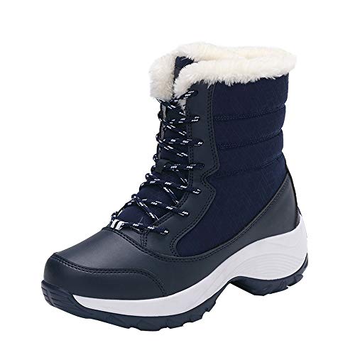 Botas de Nieve para Mujeres,BBestseller Zapatos de Viaje Antideslizantes al Aire Libre,además de Zapatos de Terciopelo de algodón cálido