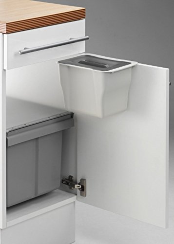 Naber Kitchen Box. Abfallsammler, alu grau. - 3