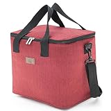 Esta bolsa térmica dispone de un compartimento con cierre de cremallera; por su forma y tamaño es ideal para transportar alimentos y bebidas en abundante cantidad
