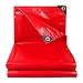 Produktbild Gxmyb Persenning 100% Wasserdichte Plane Heavy Duty Plane Bodenblech Abdeckung Auto Boot Dach Regen Abdeckung Camping Anhänger Zelt Red Pool Abdeckung (größe : 5mx6m)