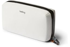 Bellroy Tech Kit (Tech Accessories Organizer Pouch, Zipper Closure, Stores Power Bank, Phone Charger, Cables & More) (WhiteOchre)