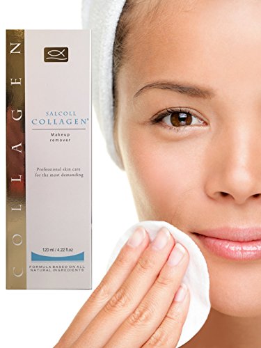 Makeup Remover with Collagen and Vitamin F for Eyes, Face and Neck, All Natural 120ml / 4.22oz
