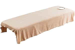 zalati Linens Zmywalny pokrowiec na łóżko wielokrotnego użytku na stoły do masażu, czysty masaż, pokrowiec na łóżko, salon piękności, spa - 190 x 80 cm